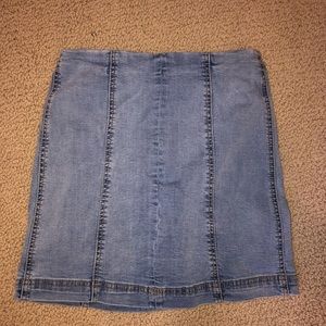 jean skirt